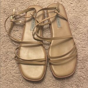 Charles and Keith Women's Tan Strappy Sandals